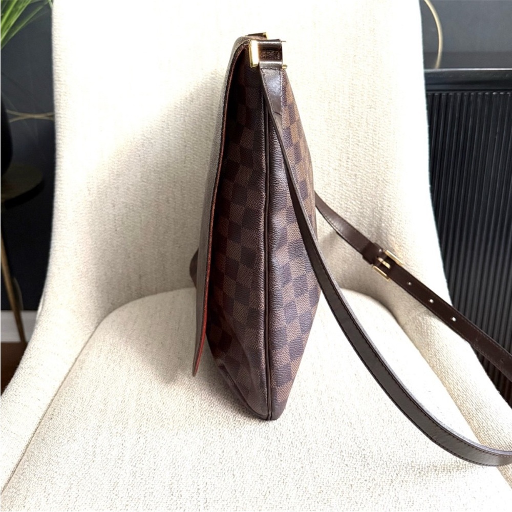 Authentic Louis Vuitton Musette in Damier Ebene shoulder bag brown N51302 - Picture 7 of 16